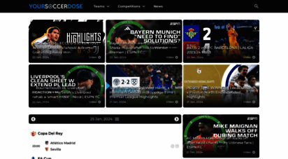 yoursoccerdose.com - latest football news and soccer highlights - yoursoccerdose