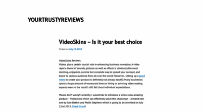 yourtrustyreviews.wordpress.com