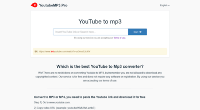 youtubemp3.pro - youtube to mp3 converter - mp3 youtube converter