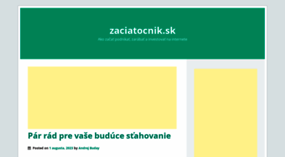 zaciatocnik.sk