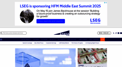zawya.com - zawya - middle east´s trusted source of business & financial news