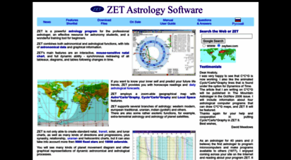 zaytsev.com - zet - astrology software for windows