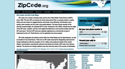 similar web sites like zipcode.org