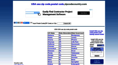 zipcodecountry.com - usa usa zip code,postal code