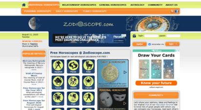 zodioscope.com - free horoscopes, horoscopes for free