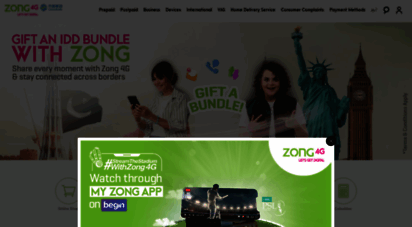 zong.com.pk - zong 4g pakistan  telecommunications  4g in affordable price